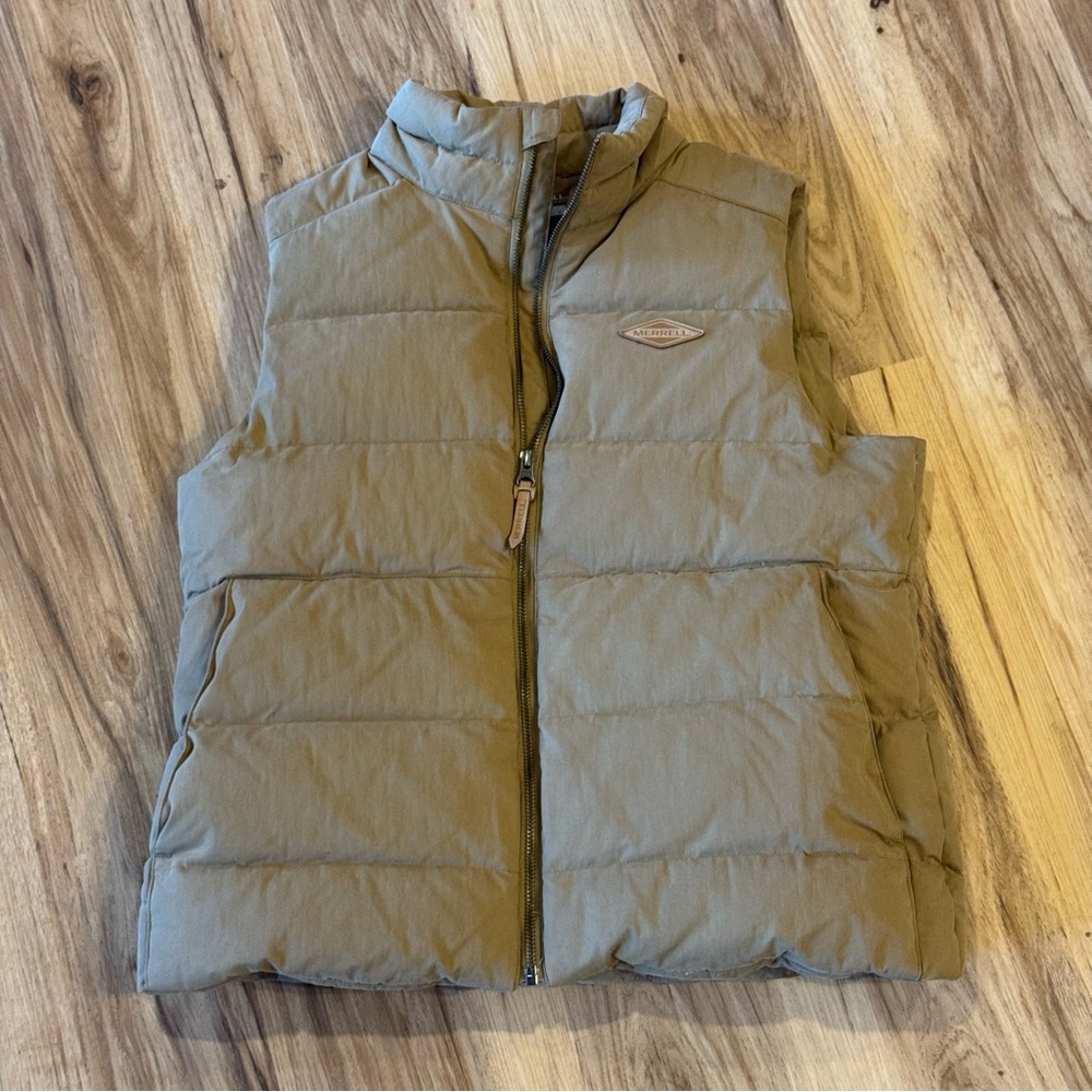 Merrell Tan Puffer Vest